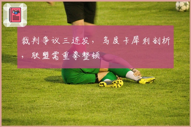 裁判争议三连发，乌度卡犀利剖析，联盟需重拳整顿